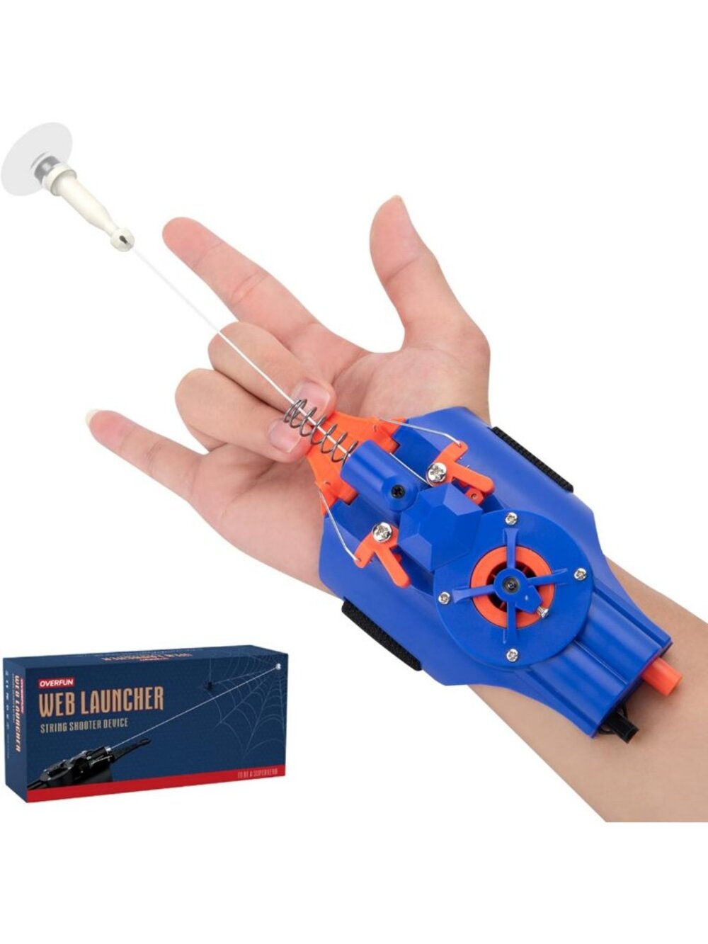 Electric Spider String Shooter Toy - Fun Superhero Role-Play Gadget for Kids
